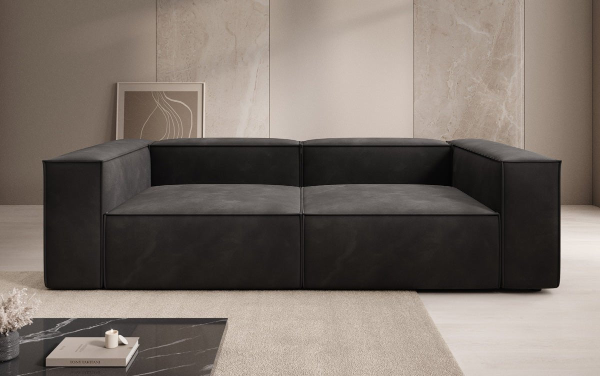 Canapé design Lesley 3 places en Velours