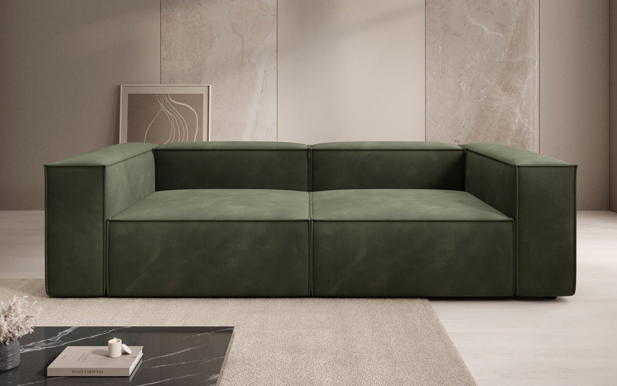 Canapé design Lesley 3 places en Velours