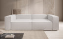 Designer Sofa Lesley 3 Sitzer in Echtleder