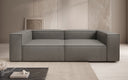 Designer Sofa Lesley 3 Sitzer in Echtleder