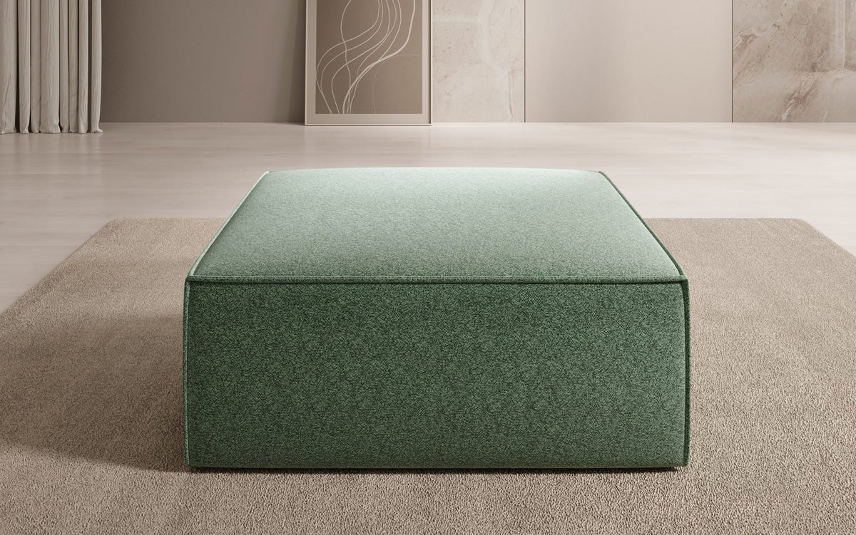 Tabouret d’appoint Lesley en tissu texturé