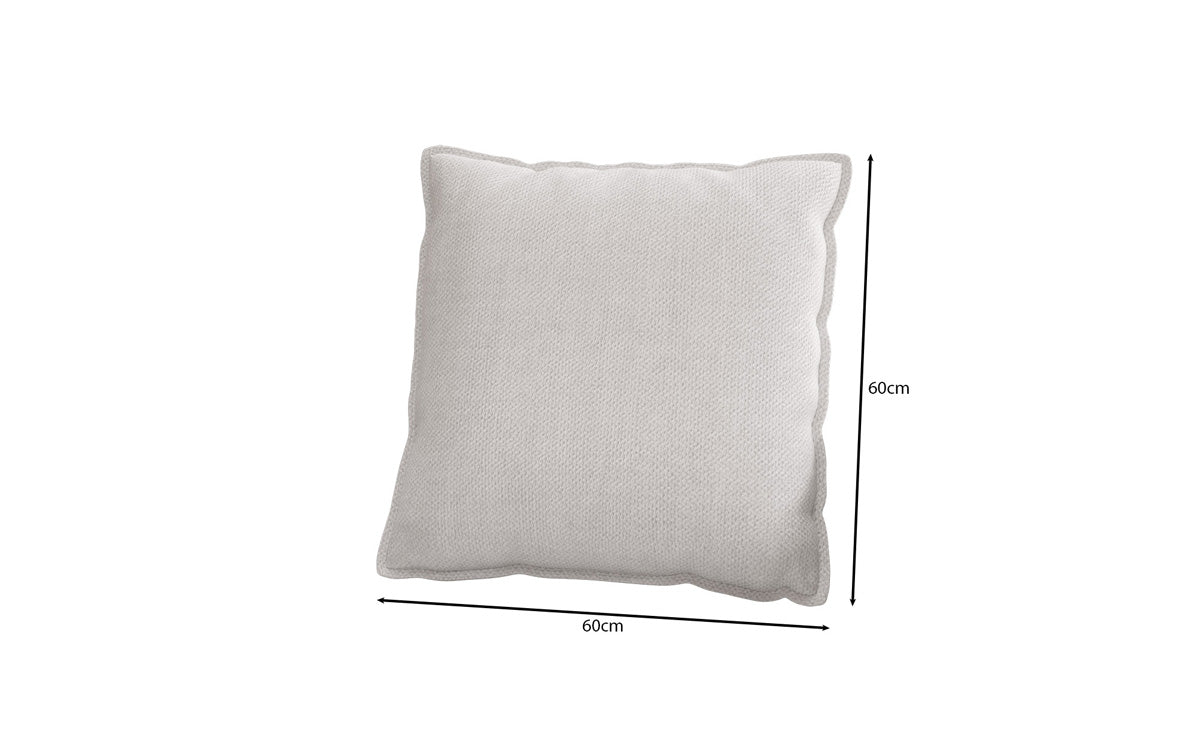 Coussin décoratif Lesley 60x60 aspect lin