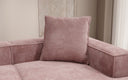 Coussin décoratif Lesley 60x60 en Côtelé