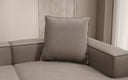 Coussin décoratif Lesley 60x60 en cuir véritable
