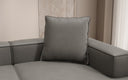 Coussin décoratif Lesley 60x60 en cuir véritable