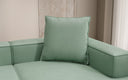 Coussin décoratif Lesley 60x60 en cuir véritable