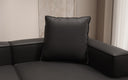 Coussin décoratif Lesley 60x60 en cuir véritable