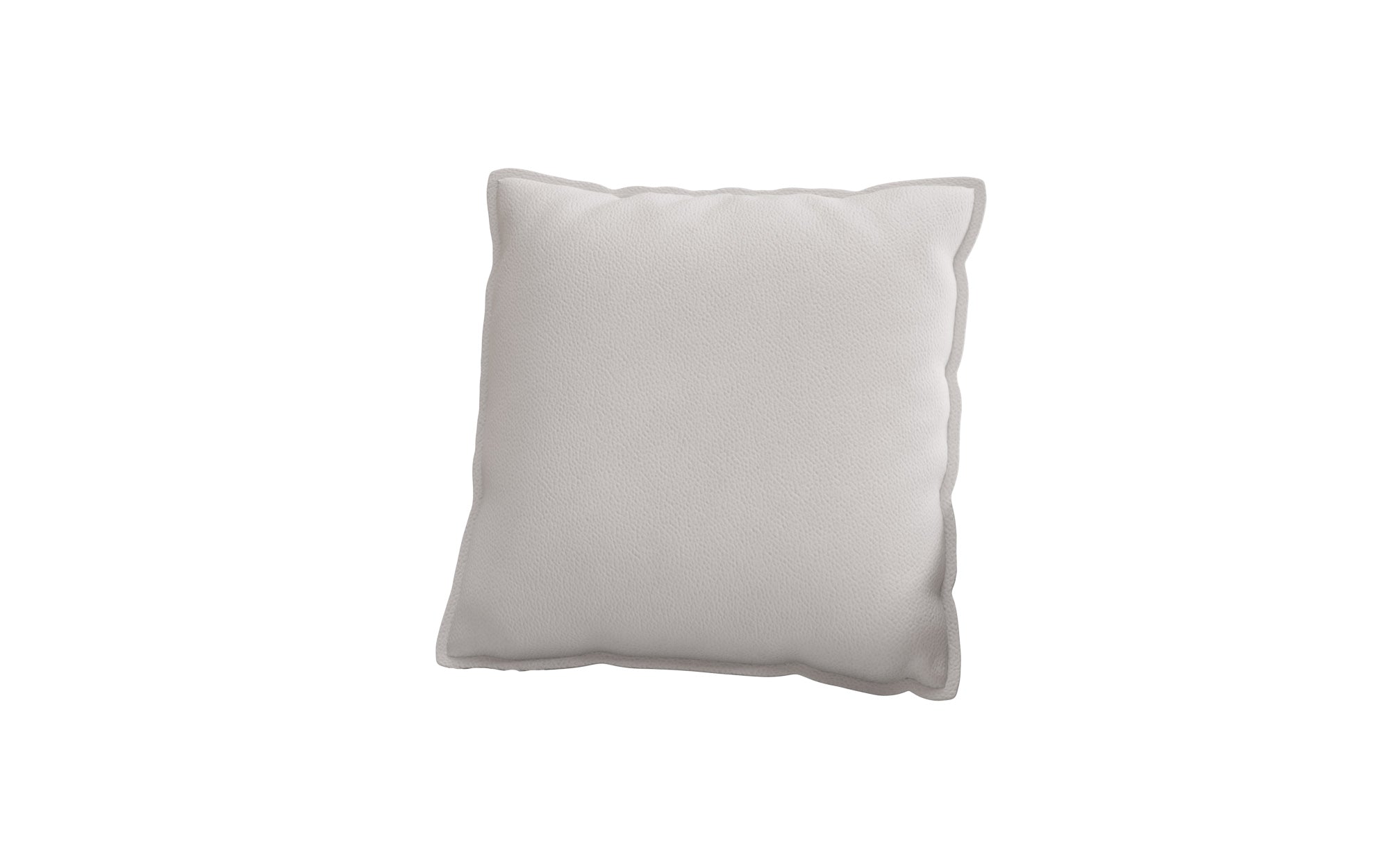 Coussin décoratif Lesley 60x60 en cuir véritable