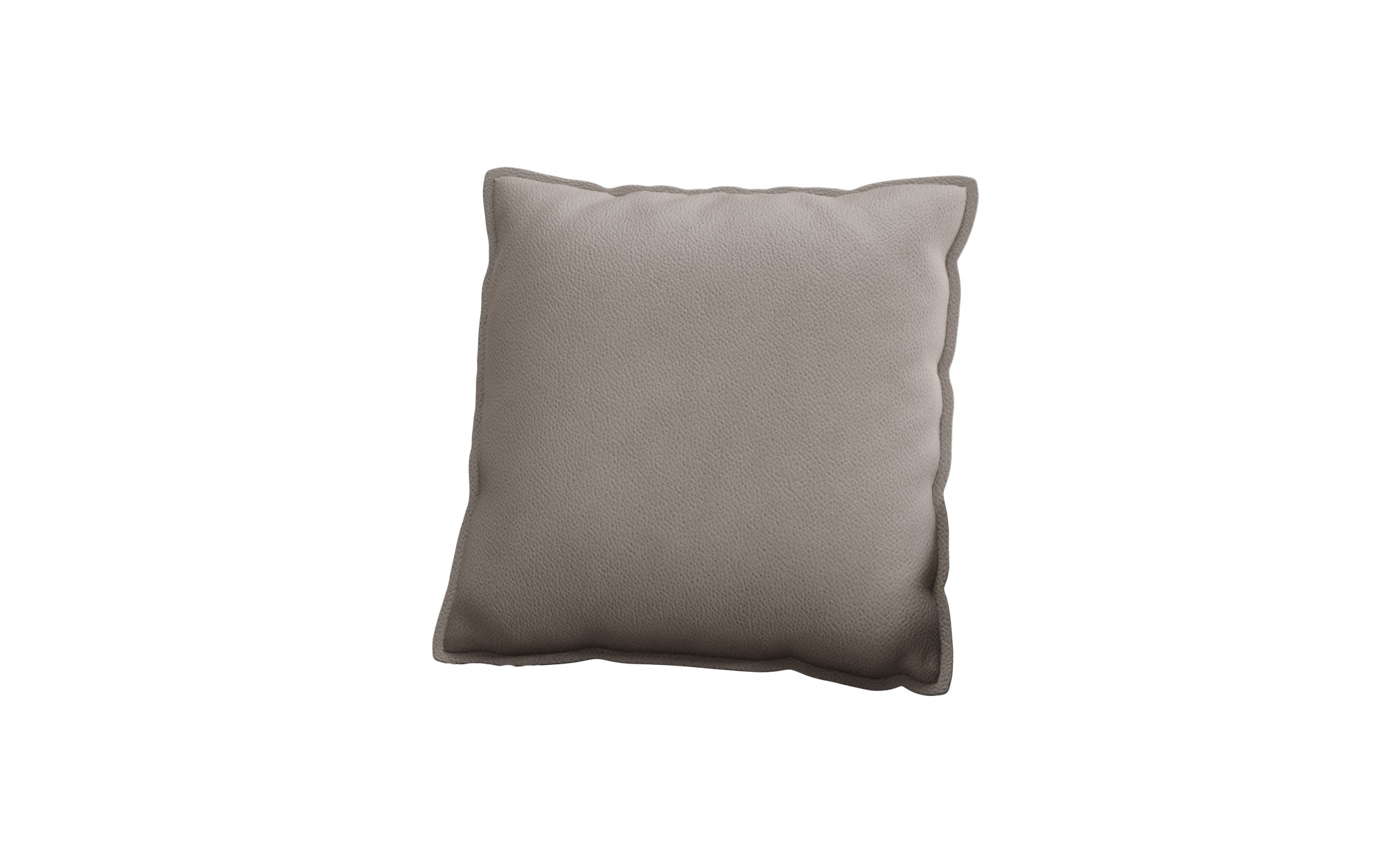 Coussin décoratif Lesley 60x60 en cuir véritable