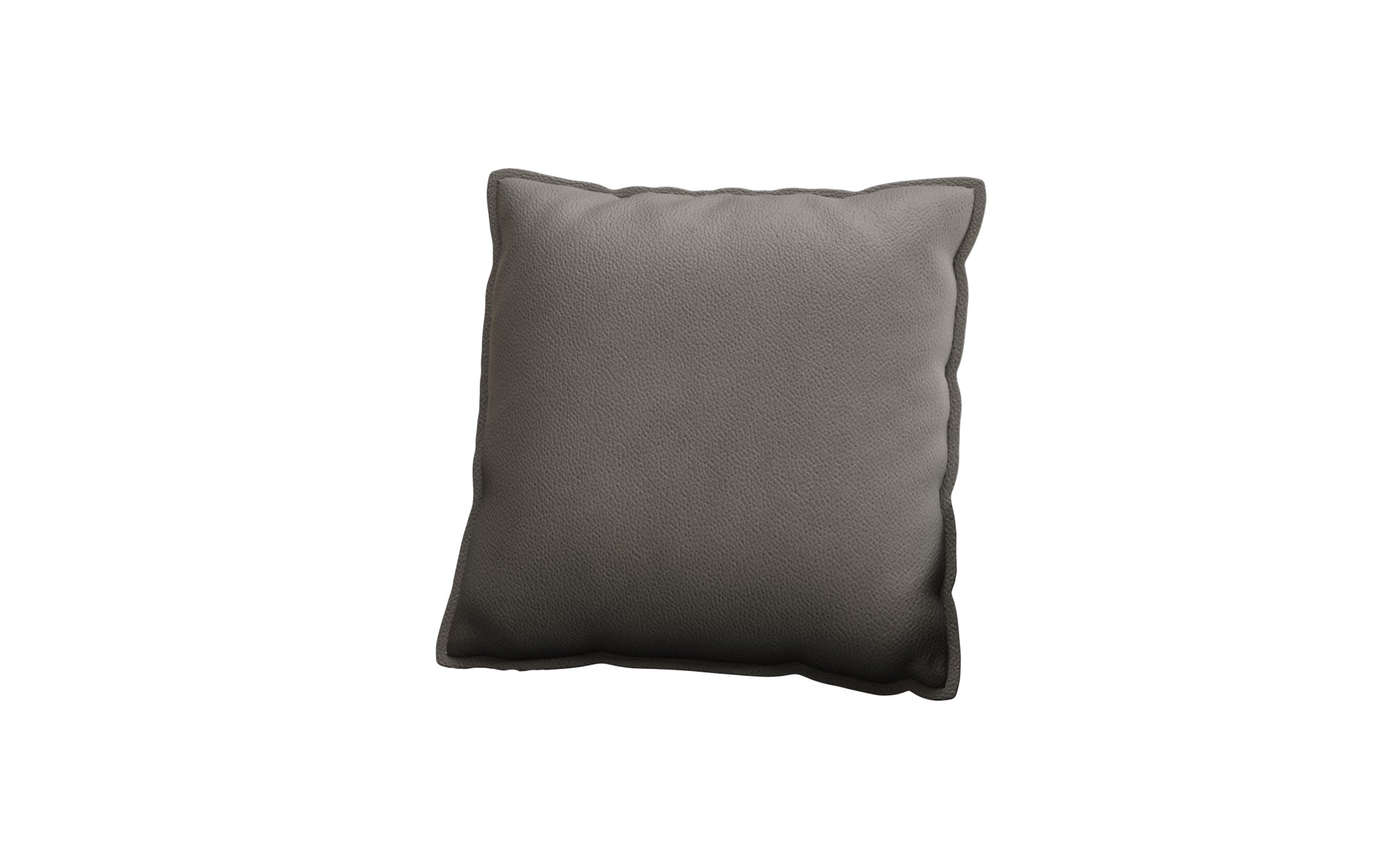 Coussin décoratif Lesley 60x60 en cuir véritable