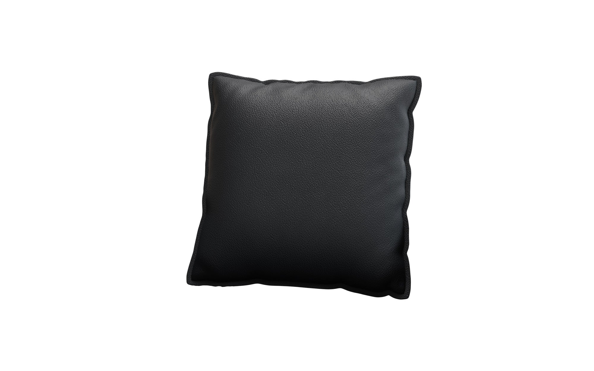 Coussin décoratif Lesley 60x60 en cuir véritable