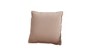 Coussin décoratif Lesley 60x60 en cuir véritable