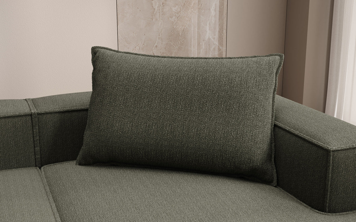 Zierkissen Lesley 45x80 en Bouclé