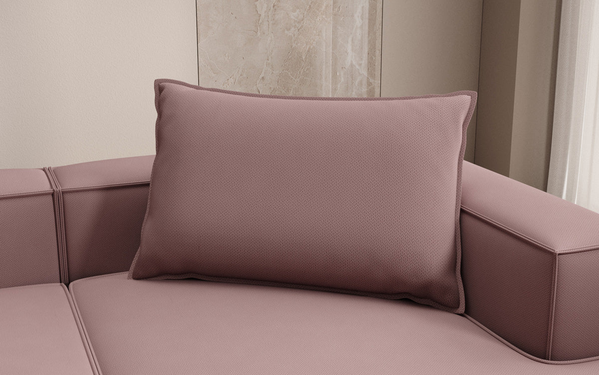 Zierkissen Lesley 45x80 en Tissu