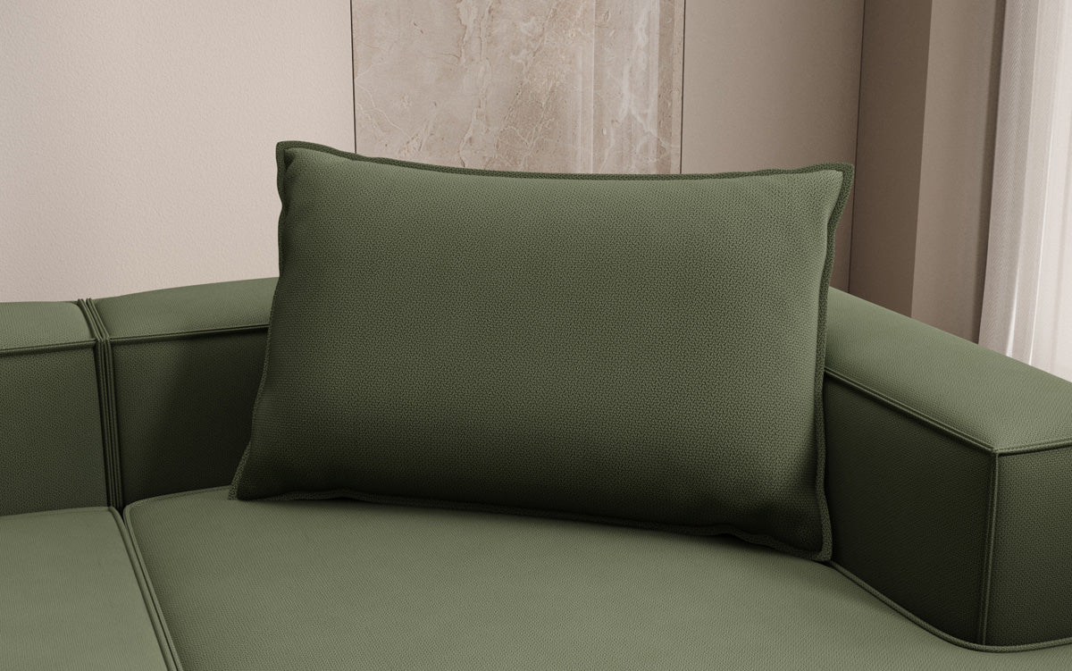 Zierkissen Lesley 45x80 en Tissu