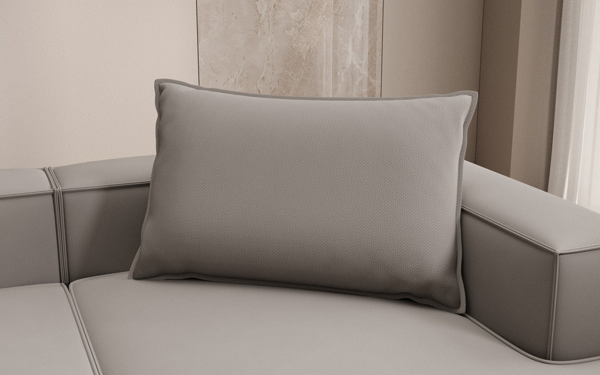 Zierkissen Lesley 45x80 en Tissu