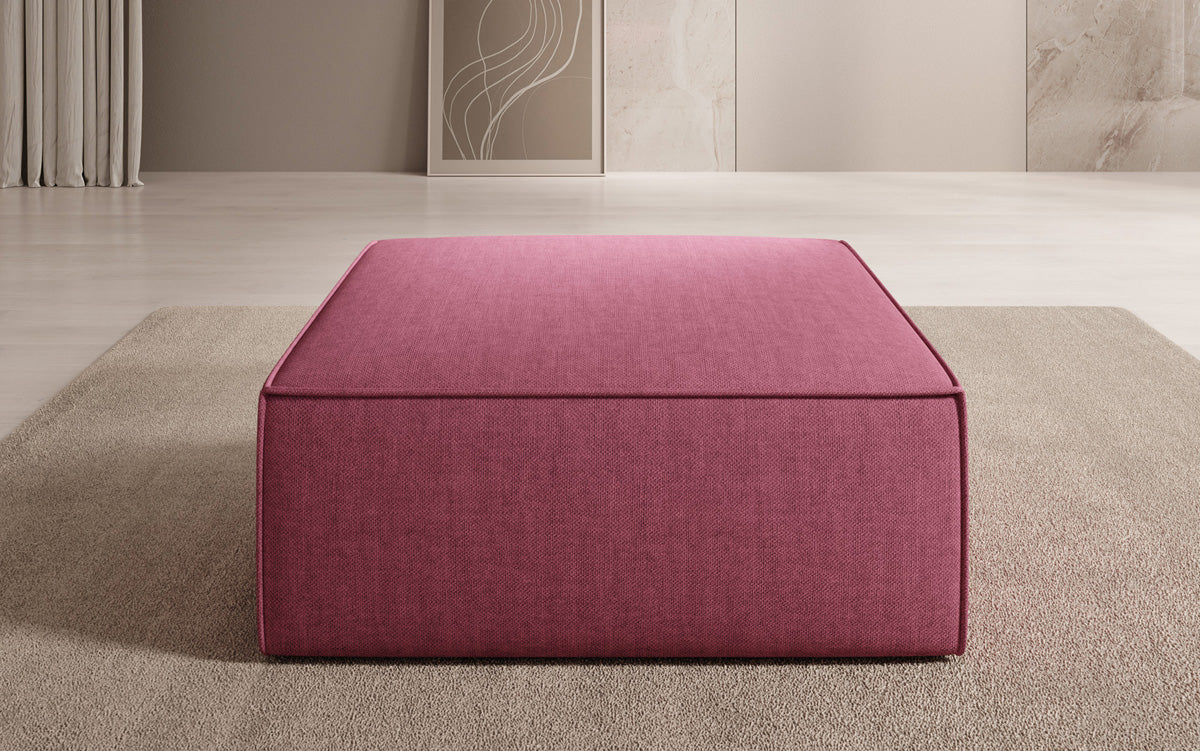 Tabouret d'appoint Lesley aspect lin