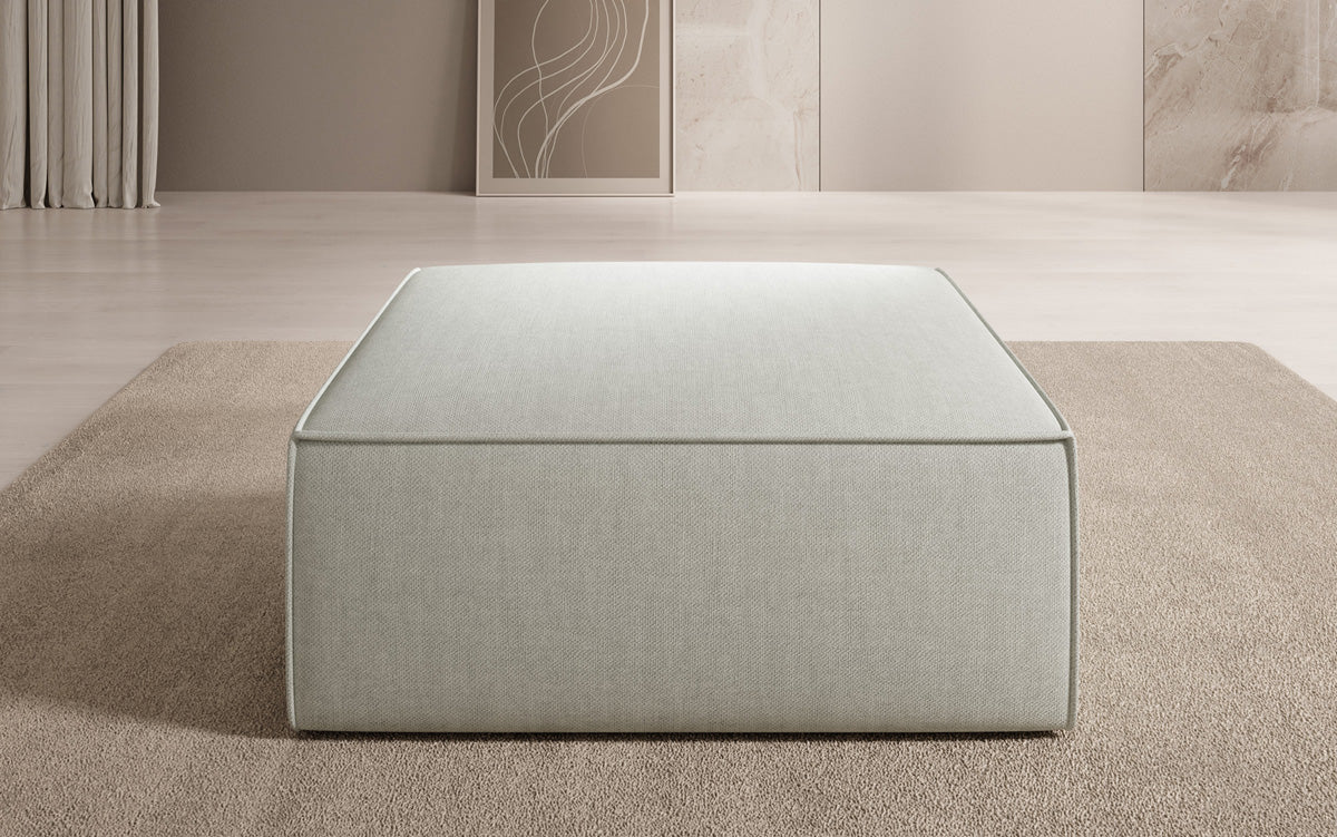 Tabouret d'appoint Lesley aspect lin