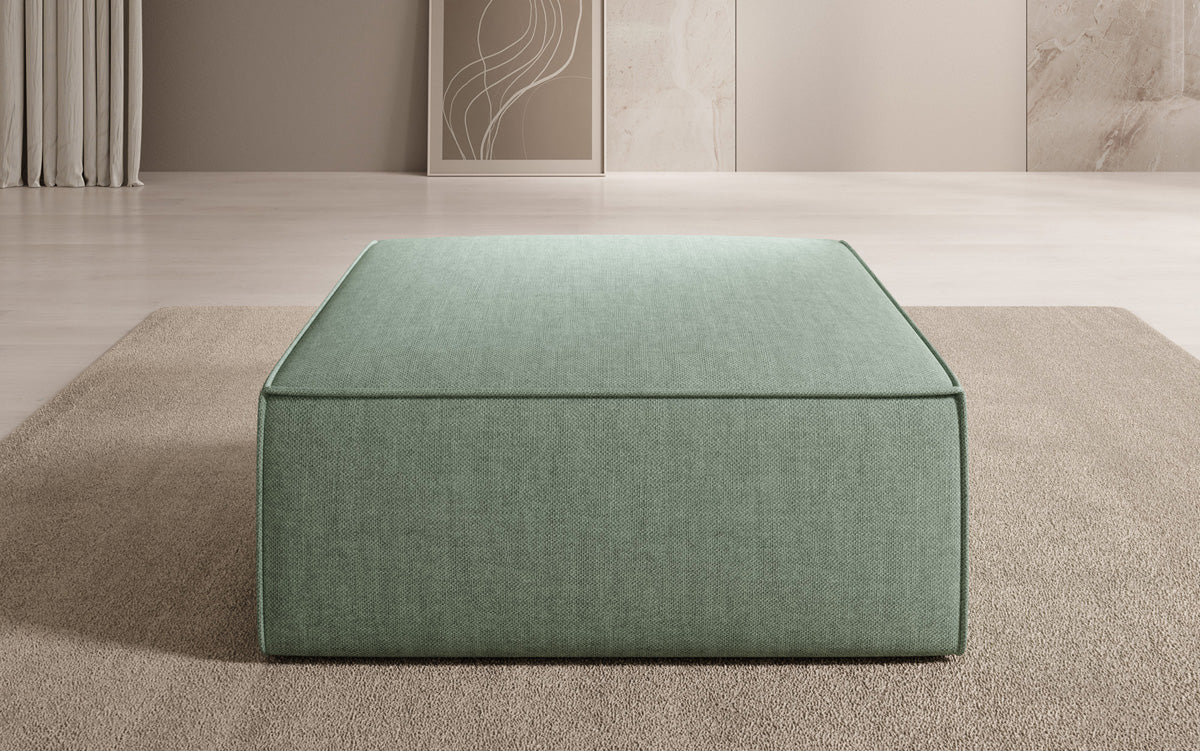 Tabouret d'appoint Lesley aspect lin