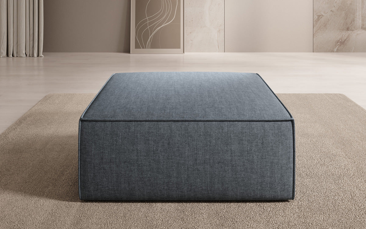 Tabouret d'appoint Lesley aspect lin