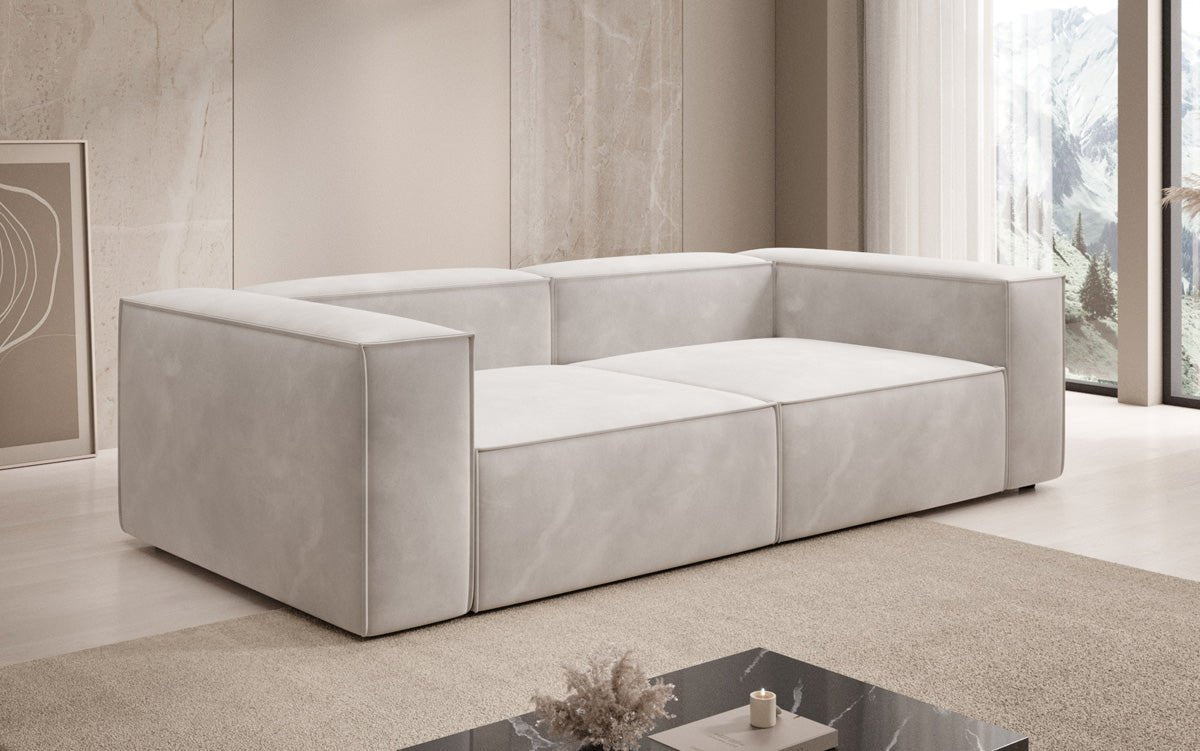 Canapé design Lesley 3 places en Velours