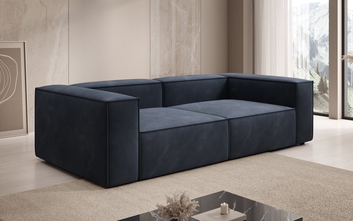 Canapé design Lesley 3 places en Velours