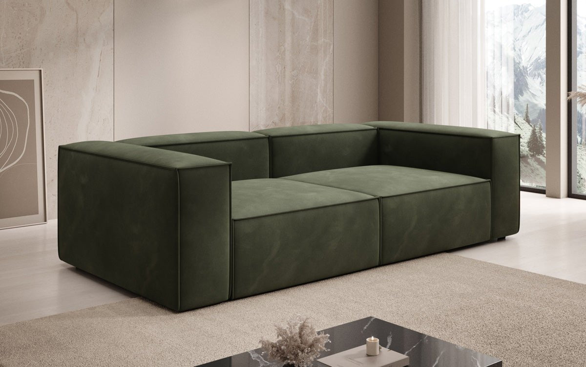Canapé design Lesley 3 places en Velours
