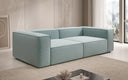 Designer Sofa Lesley 3 Sitzer in Strukturstoff