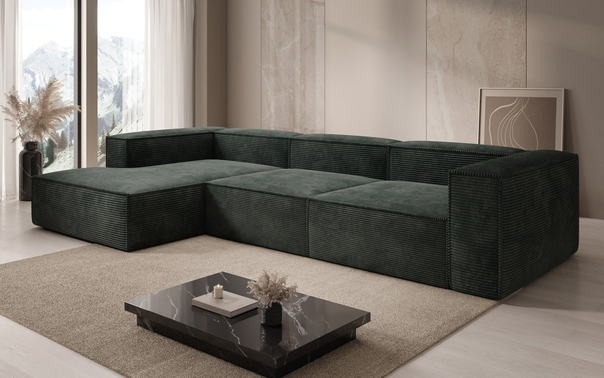 Designer Sofa Lesley L in Cord