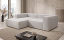 Canapé d’angle design Lesley Mini en Bouclé