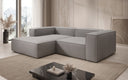 Canapé d’angle design Lesley Mini en Bouclé