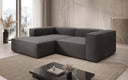 Canapé d’angle design Lesley Mini en Bouclé