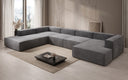 Canapé design Lesley U XXL en Velours