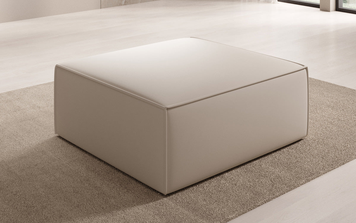 Beistellhocker Lesley en Tissu
