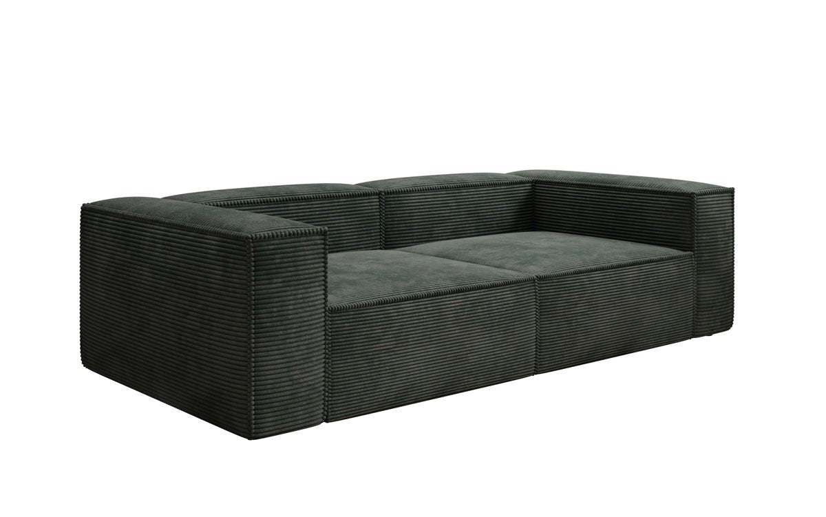 Canapé design Lesley 3 places en Côtelé