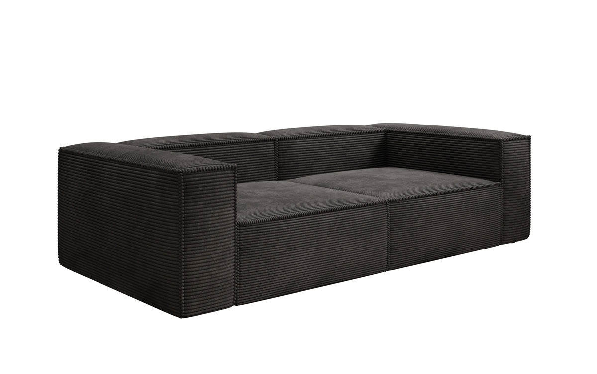 Canapé design Lesley 3 places en Côtelé