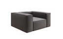 Fauteuil design Lesley en tissu texturé