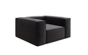 Fauteuil design Lesley en tissu texturé
