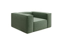 Fauteuil design Lesley en tissu texturé