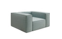 Fauteuil design Lesley en tissu texturé