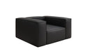 Designer Sofa-Sessel Lesley in Echtleder
