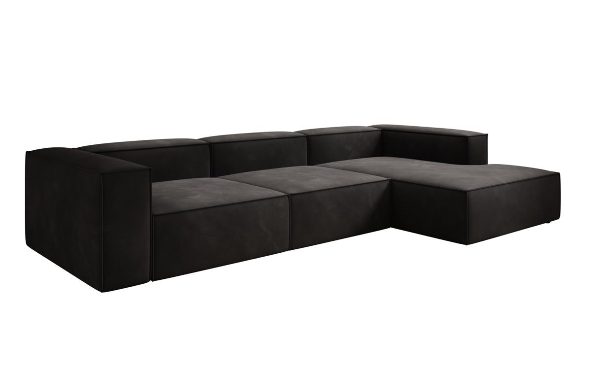 Designer Sofa Lesley L in Samt