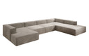 Canapé design Lesley U XXL en Velours