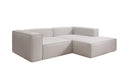 Designer Ecksofa Lesley Mini in Echtleder