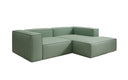 Designer Ecksofa Lesley Mini in Echtleder