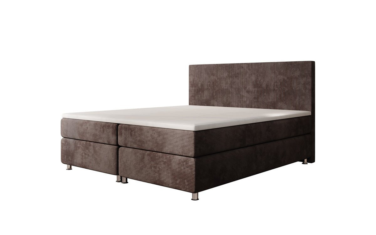 Athene Box Spring Bed in Cord