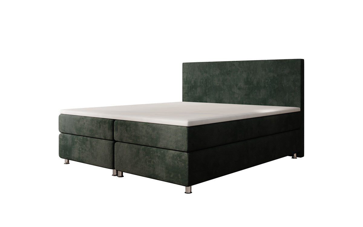 Athene Box Spring Bed in Cord