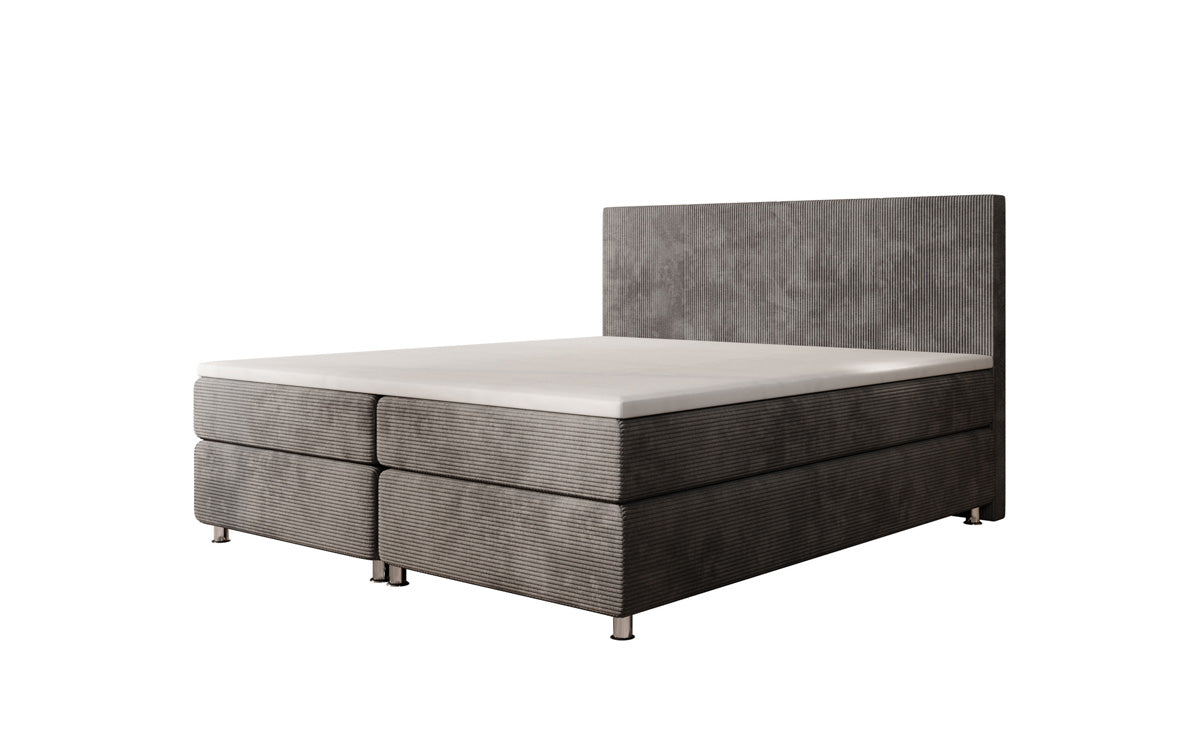 Athene Box Spring Bed in Cord