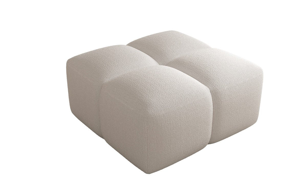 Beistellhocker Celly en Bouclé