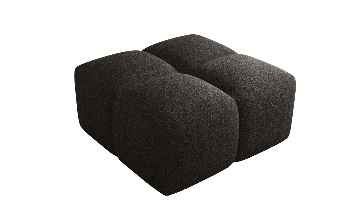 Beistellhocker Celly en Bouclé